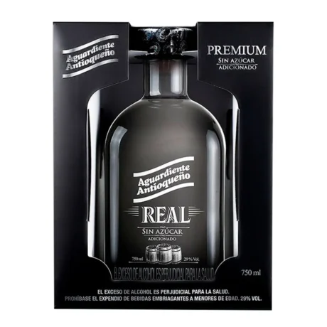 Aguardiente Sin azúcar Real 750 Ml