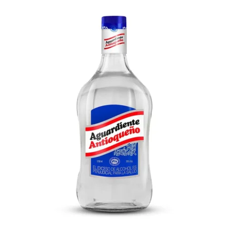 Aguardiente Antioqueño Azul Garrafa Sin Azúcar 2000ml