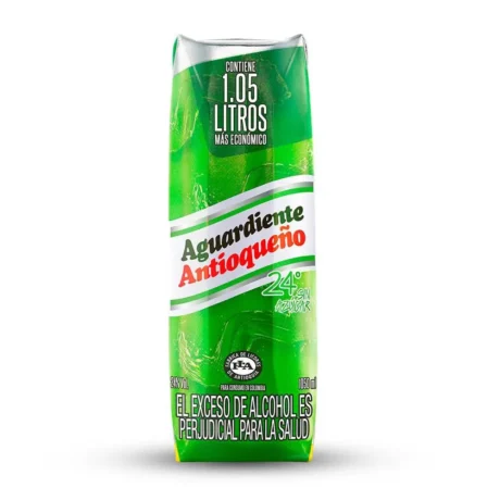 Aguardiente Antioqueño Verde En Caja 1050ml